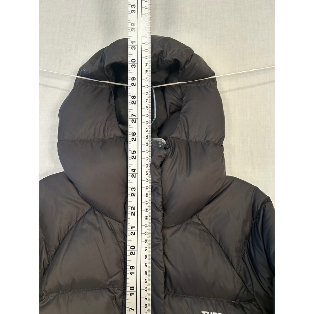 The North Face Womens 600 Fill Down Puffer Jacket Black Hooded NF0A7UQH XS - Picture 2 of 14